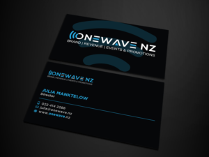 Business Card Design by Verified artistry (Design garden) for Onewave NZ | Design: #23708829