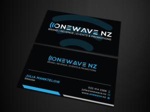 Business Card Design by Verified artistry (Design garden) for Onewave NZ | Design: #23708830