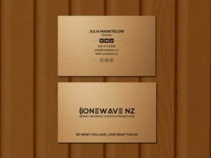 Diseño de Tarjeta de Presentación por Creations Box 2015 para Onewave NZ | Diseño: #23711070