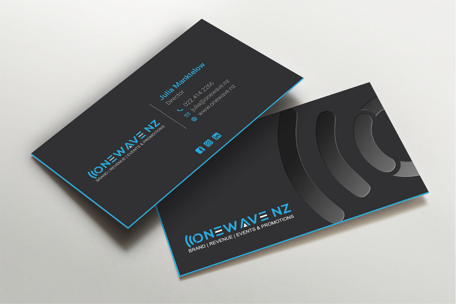 Visitenkarten-Design von LAXMI DESIGNHUB für Onewave NZ | Design: #23708220