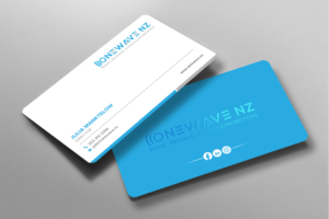 Business Card Design by chandrayaan.creative for Onewave NZ | Design: #23707317