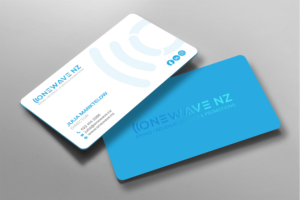 Business Card Design by chandrayaan.creative for Onewave NZ | Design: #23707325