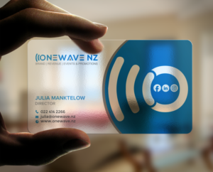 Business Card Design by chandrayaan.creative for Onewave NZ | Design: #23707331