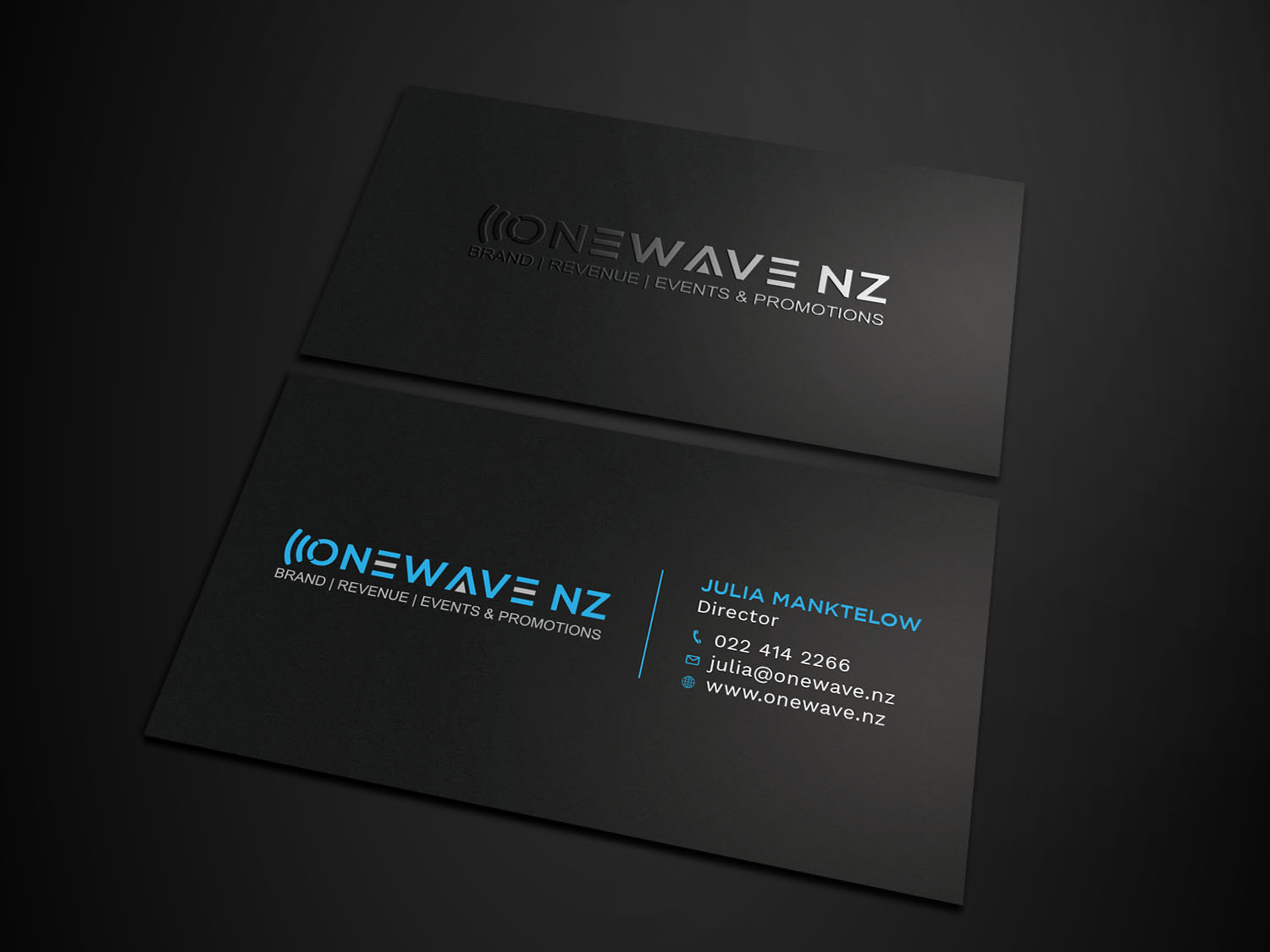 Visitenkarten-Design von Tripti Ranjan Gain für Onewave NZ | Design #23706130