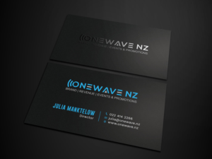 Visitenkarten-Design von Tripti Ranjan Gain für Onewave NZ | Design: #23706150