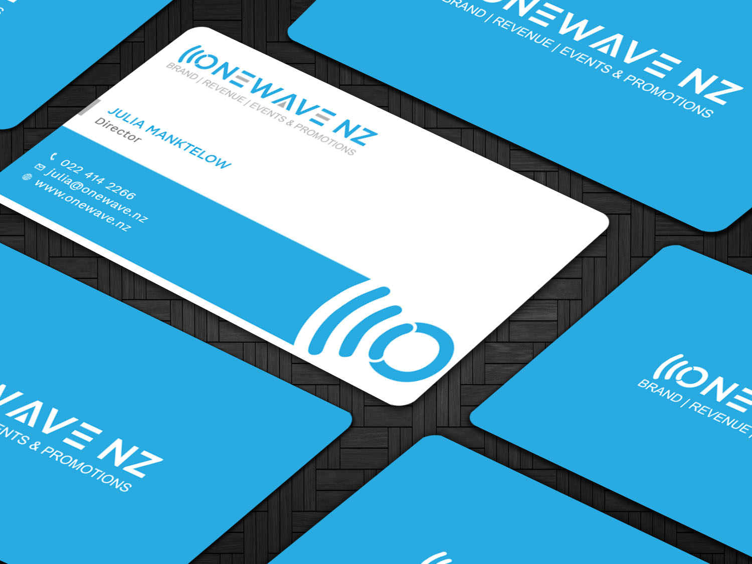 Visitenkarten-Design von Tripti Ranjan Gain für Onewave NZ | Design #23706151