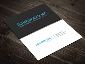 Visitenkarten-Design von Tripti Ranjan Gain für Onewave NZ | Design: #23706158