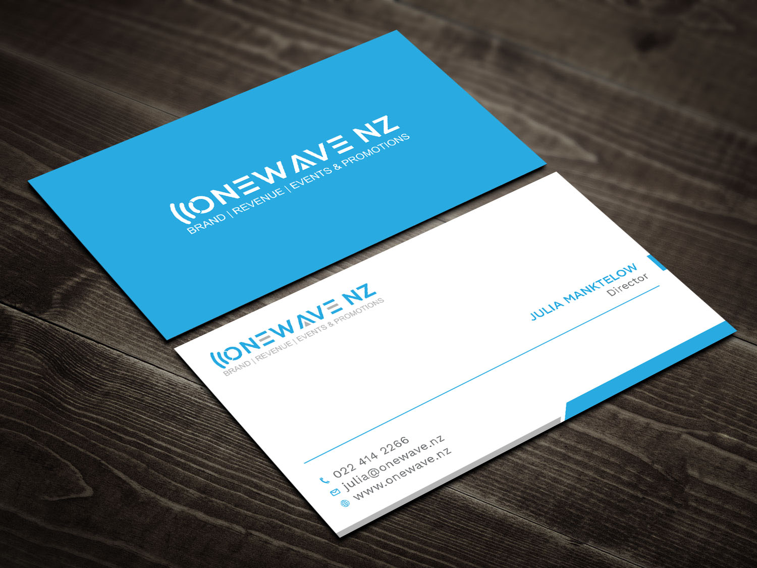 Visitenkarten-Design von Tripti Ranjan Gain für Onewave NZ | Design #23706165