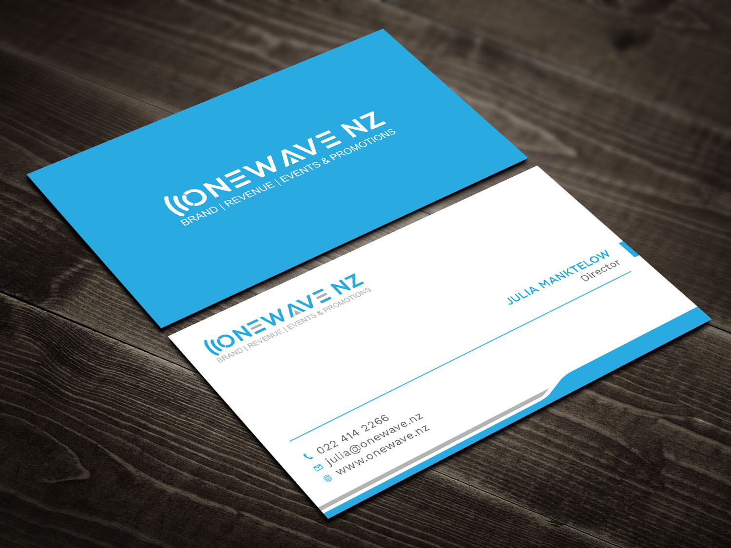 Visitenkarten-Design von Tripti Ranjan Gain für Onewave NZ | Design #23706166