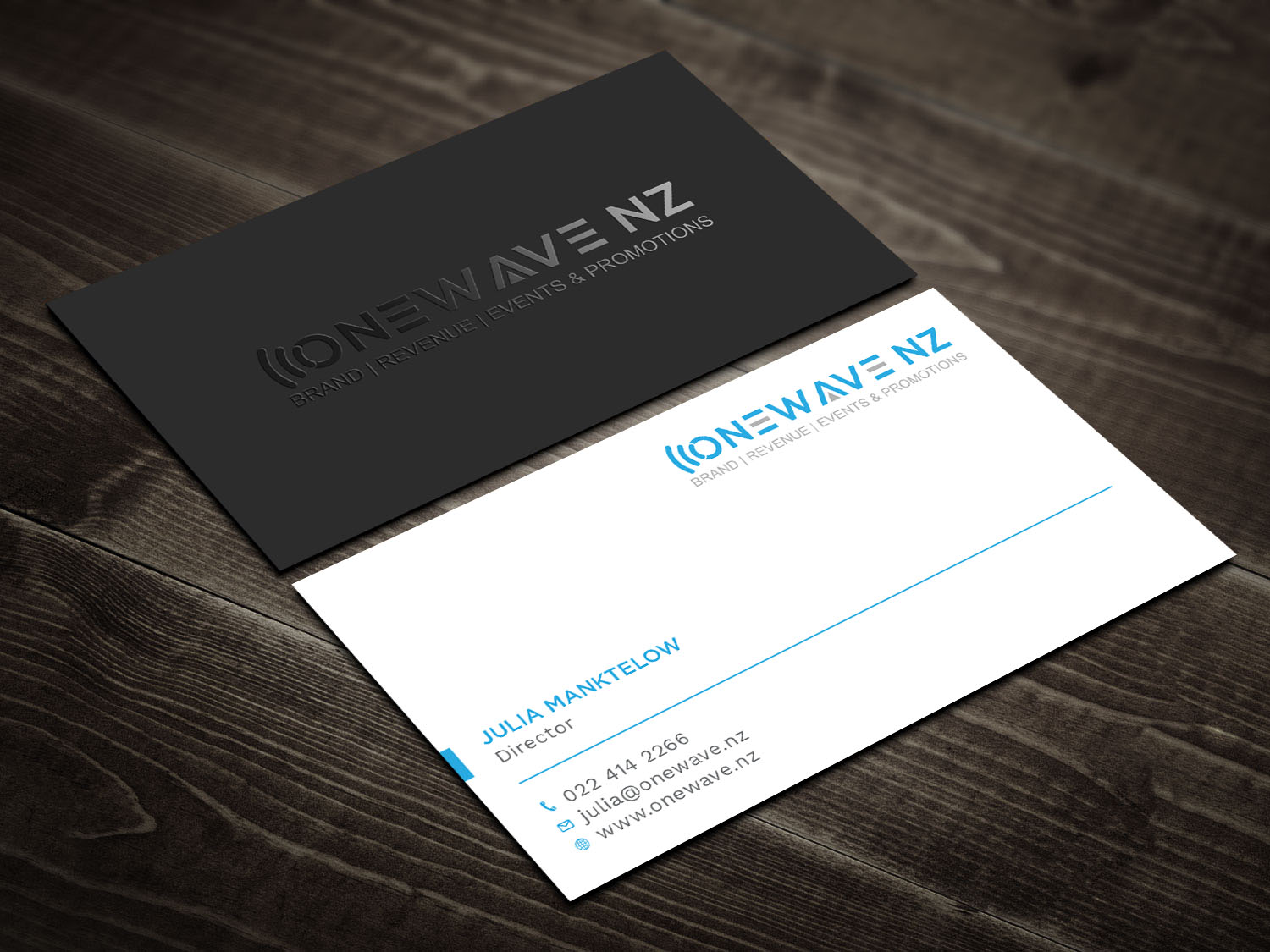 Business Card Design by Tripti Ranjan Gain for Onewave NZ | Design #23706175
