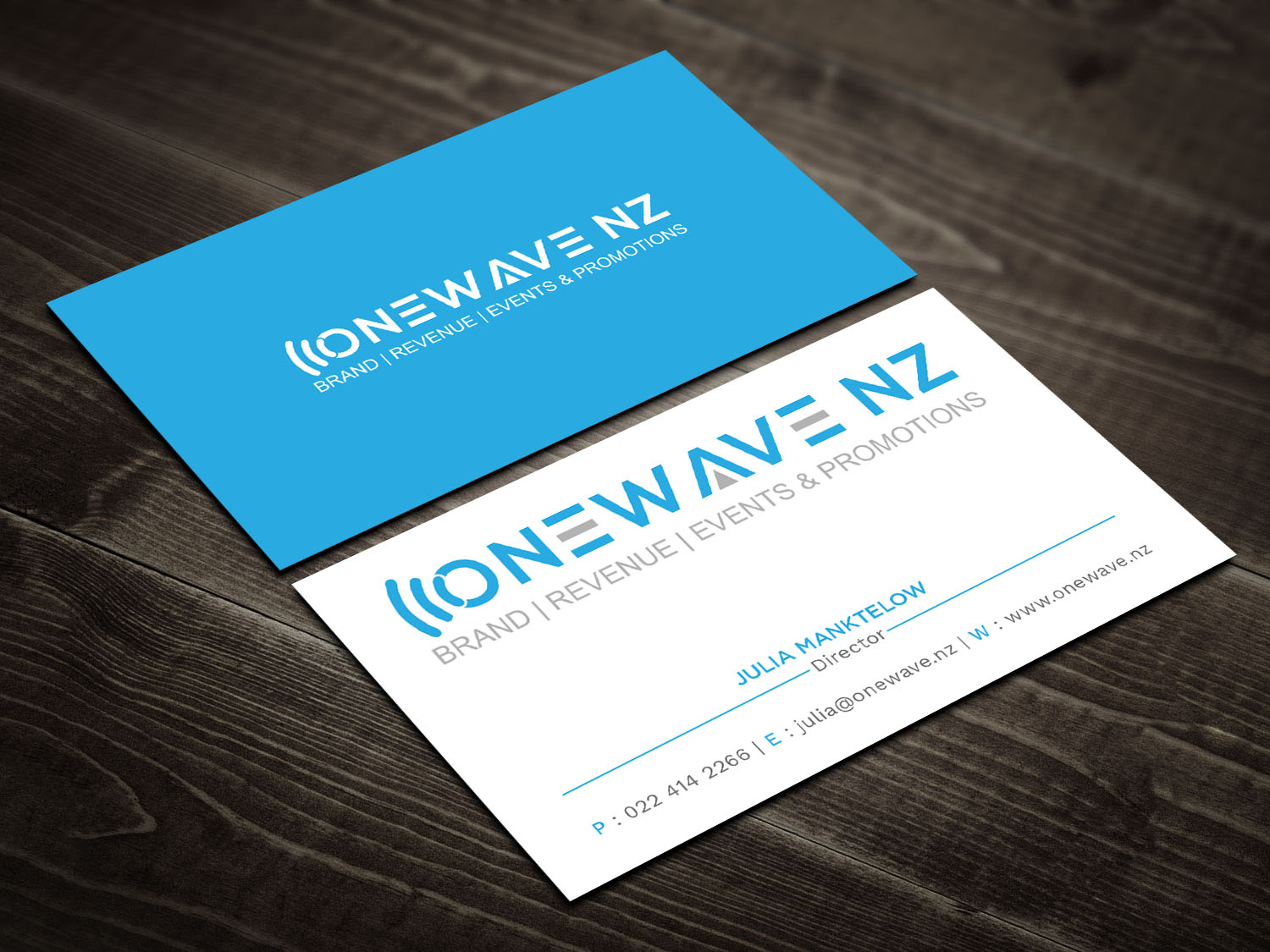 Business Card Design by Tripti Ranjan Gain for Onewave NZ | Design #23706181
