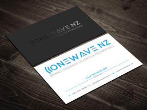 Diseño de Tarjeta de Presentación por Tripti Ranjan Gain para Onewave NZ | Diseño: #23706182