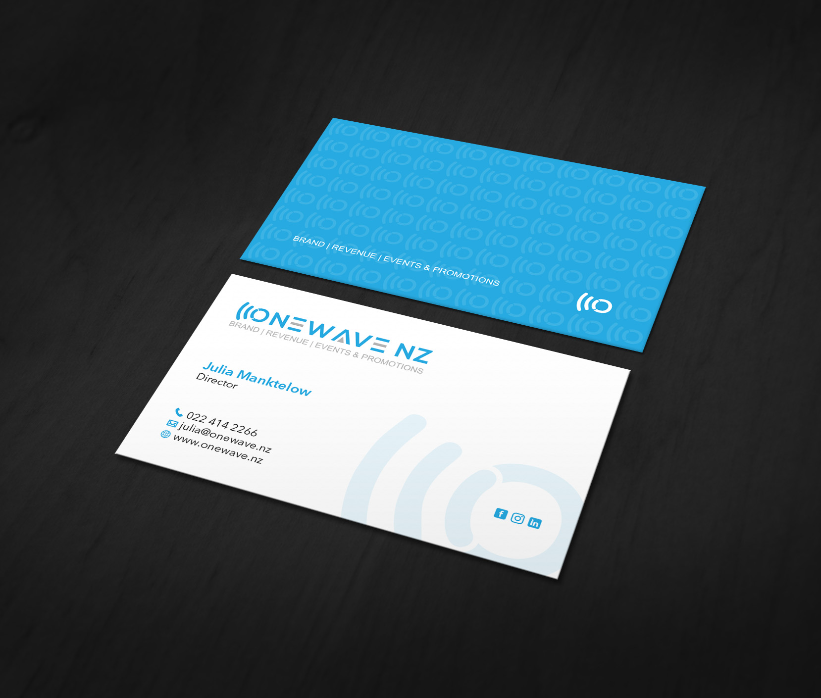 Visitenkarten-Design von MDesign für Onewave NZ | Design #23705133