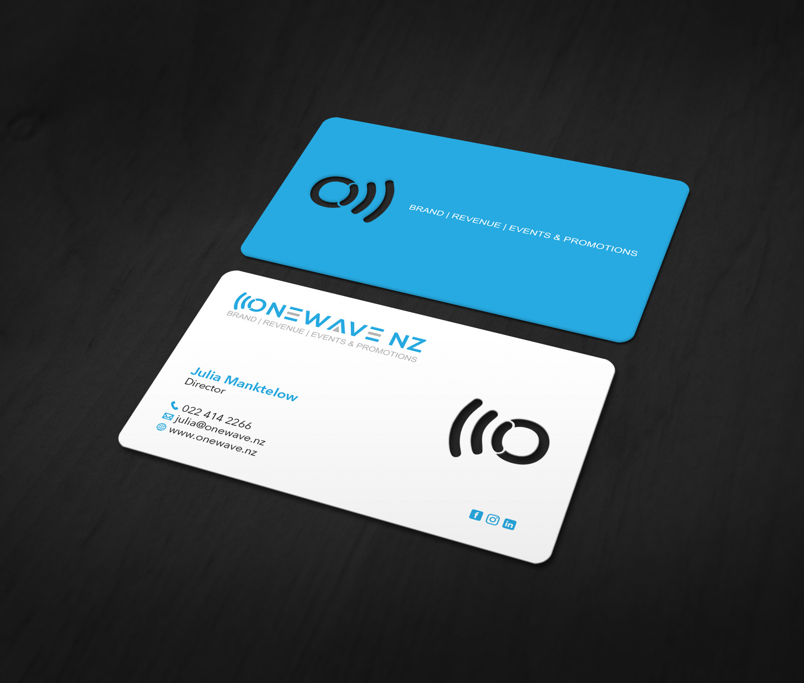Visitenkarten-Design von MDesign für Onewave NZ | Design #23705135