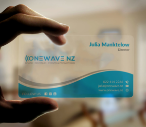 Business Card Design by Musa. A for Onewave NZ | Design #23709030