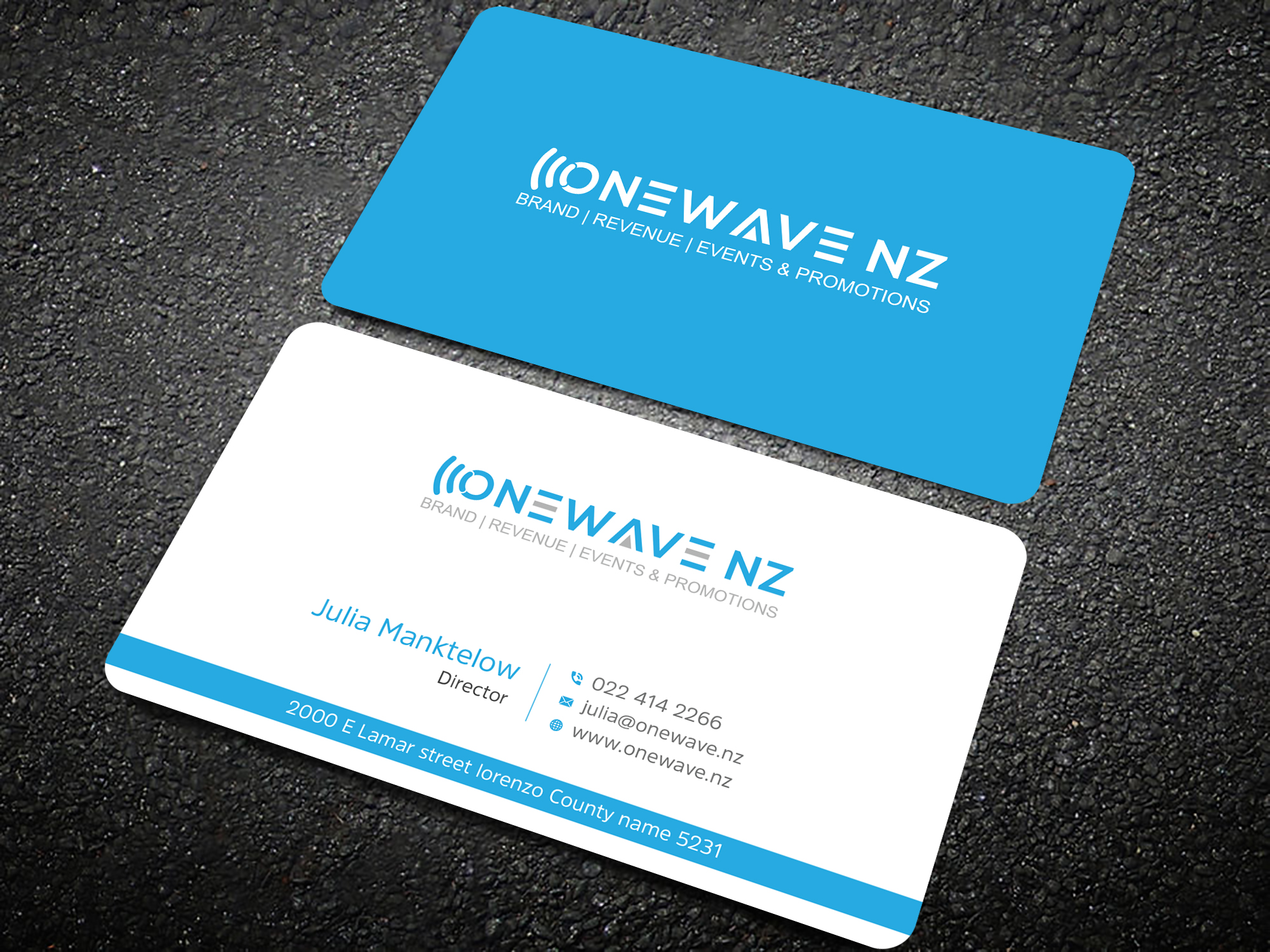 Business Card Design by Uttom 2 for Onewave NZ | Design #23705955
