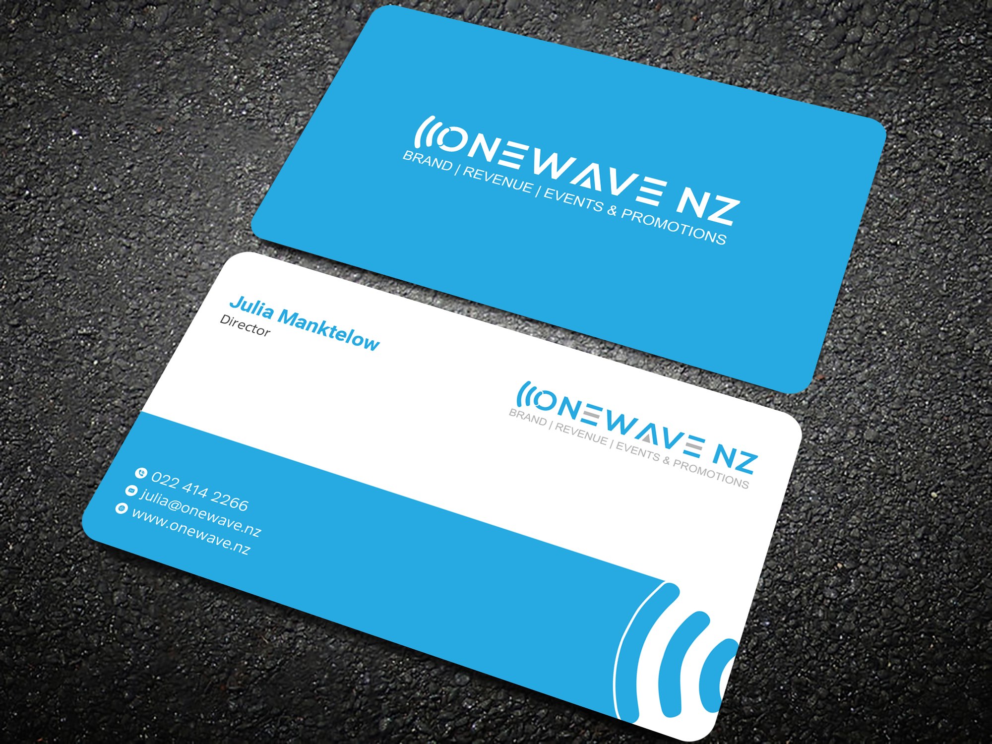 Business Card Design by Uttom 2 for Onewave NZ | Design #23705956