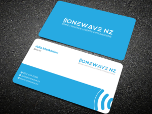 Diseño de Tarjeta de Presentación por Uttom 2 para Onewave NZ | Diseño: #23705956
