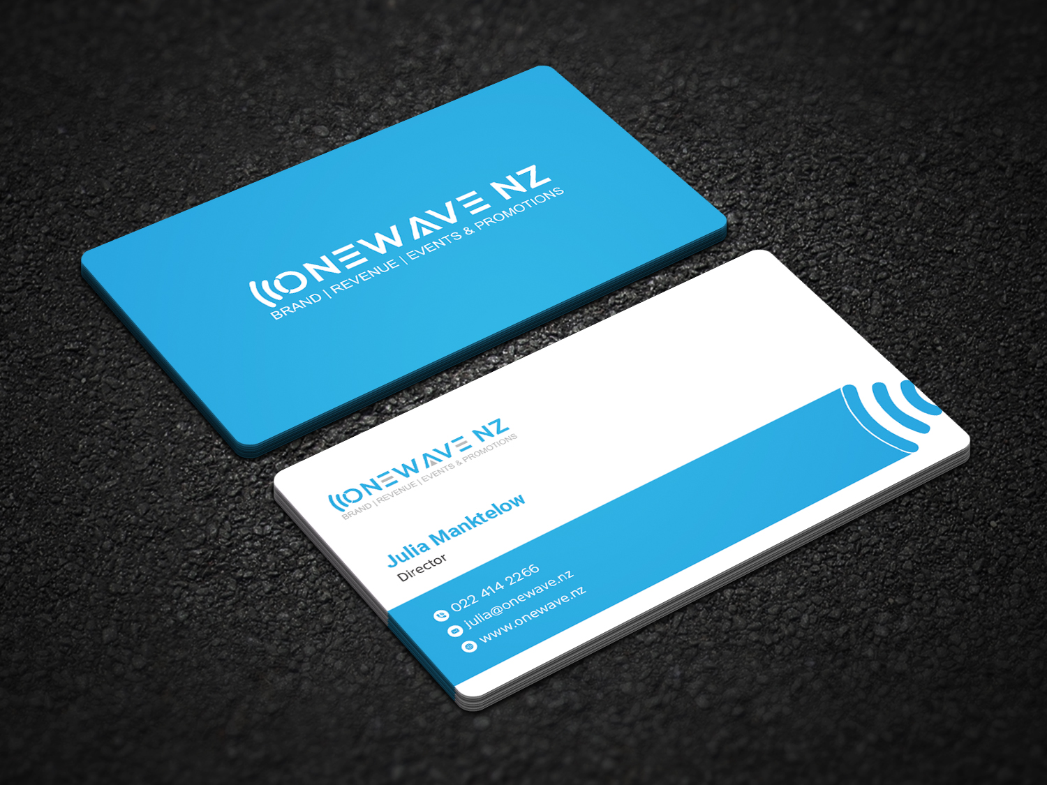 Business Card Design by Uttom 2 for Onewave NZ | Design #23705957