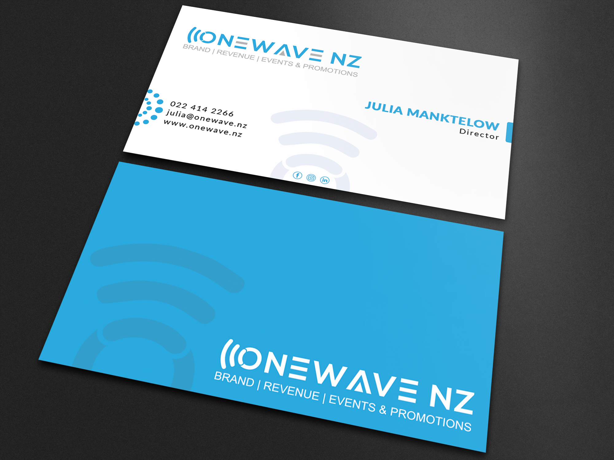 Visitenkarten-Design von Sagarhossain.sm für Onewave NZ | Design #23711825