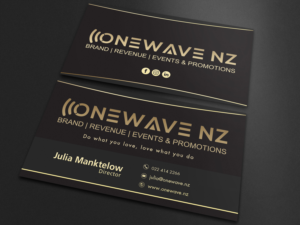 Business Card Design by Sagarhossain.sm for Onewave NZ | Design: #23712522