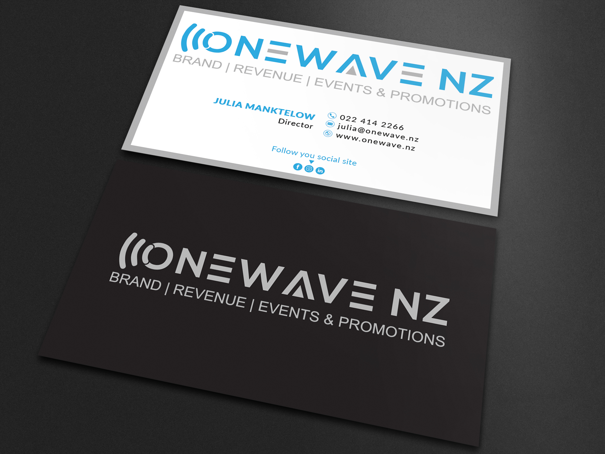 Visitenkarten-Design von Sagarhossain.sm für Onewave NZ | Design #23712523