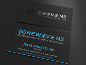 Business Card Design by Sagarhossain.sm for Onewave NZ | Design: #23712533