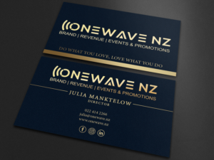 Business Card Design by Sagarhossain.sm for Onewave NZ | Design: #23712534