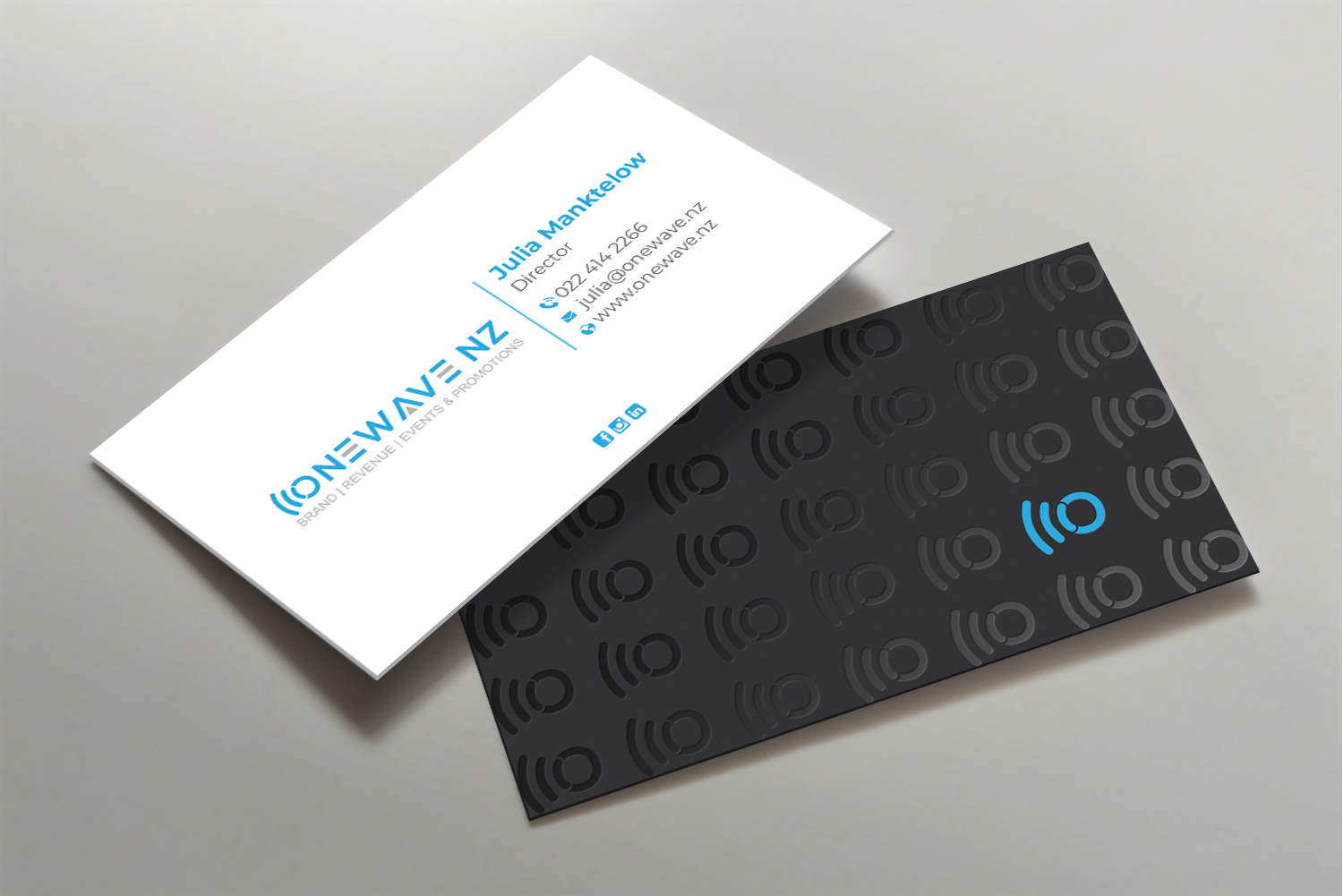 Business Card Design by DesignShout for Onewave NZ | Design #23711691