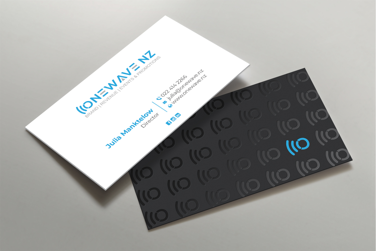 Business Card Design by DesignShout for Onewave NZ | Design #23711692
