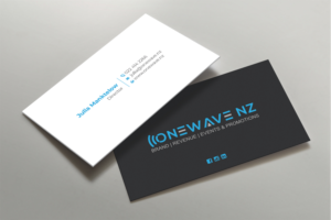 Visitenkarten-Design von DesignShout für Onewave NZ | Design: #23711762