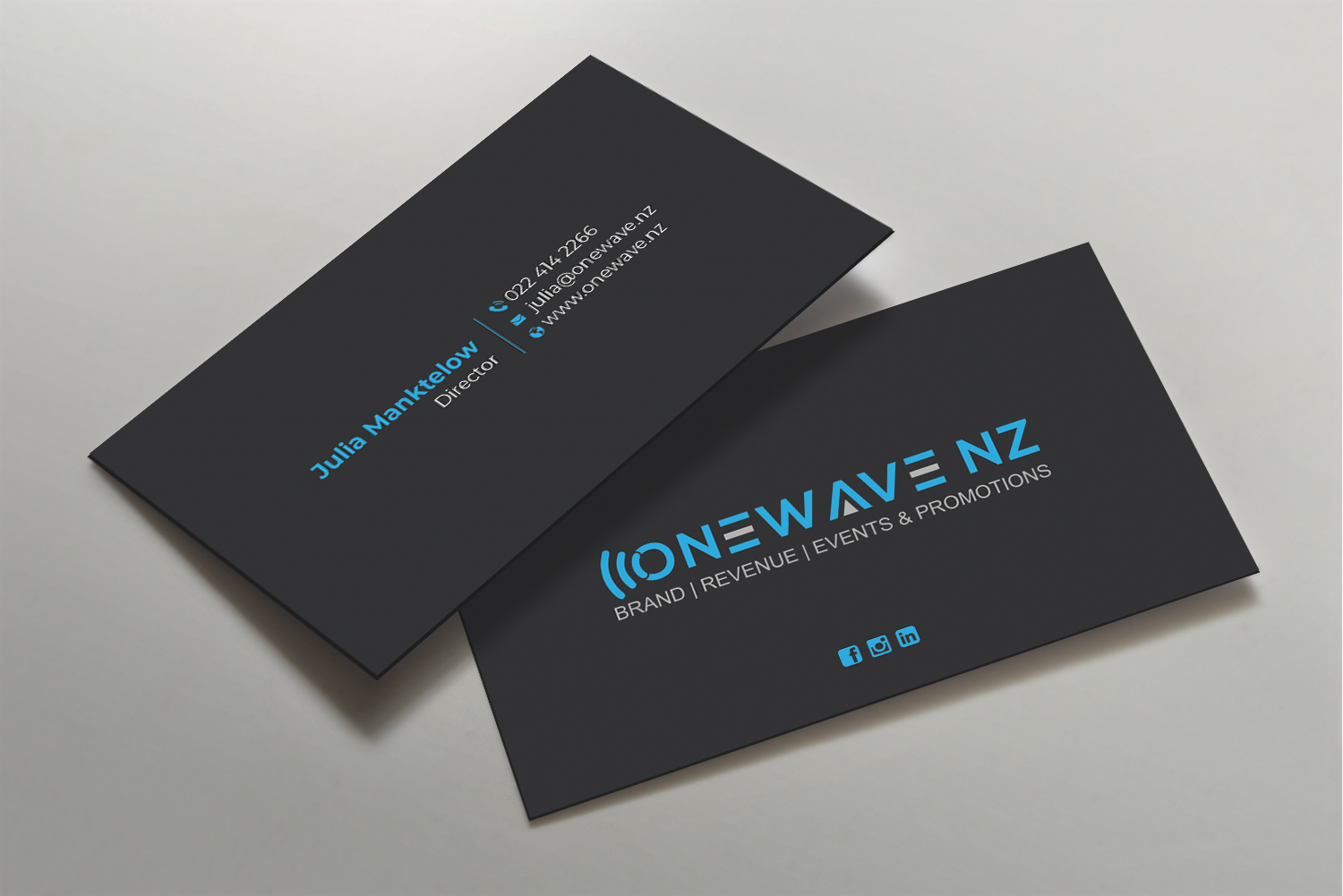 Business Card Design by DesignShout for Onewave NZ | Design #23711784