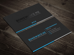 Visitenkarten-Design von DesignShout für Onewave NZ | Design: #23711828