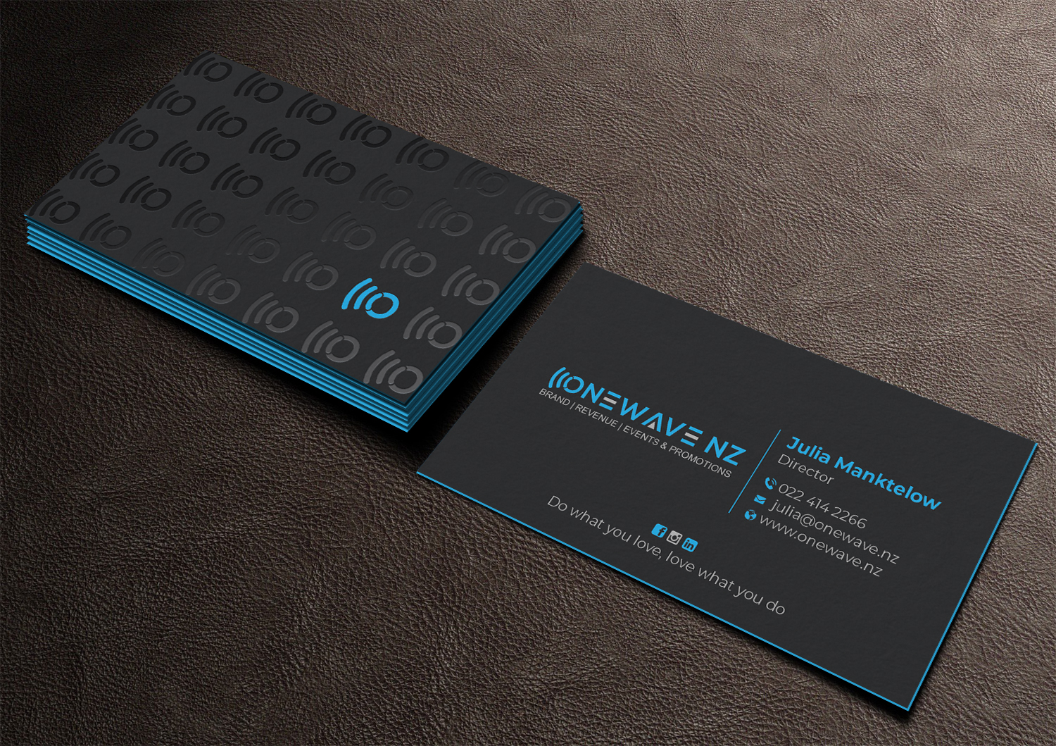 Visitenkarten-Design von DesignShout für Onewave NZ | Design #23711904