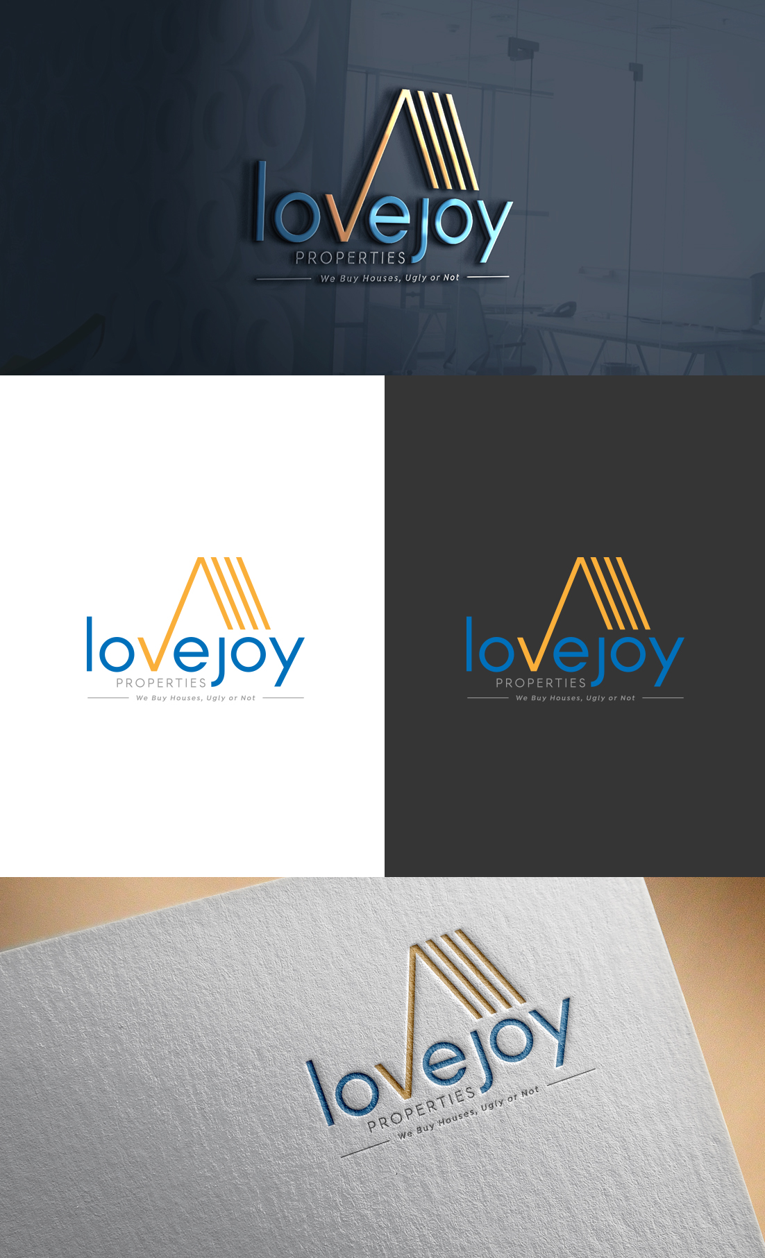 Diseño de Logo por GLDesigns para Lovejoy Properties, Incorporated | Diseño #23709602
