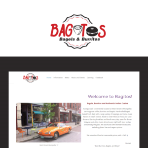 Bagitos   Bagels & Burritos | Logo Design by Maxo-Biz