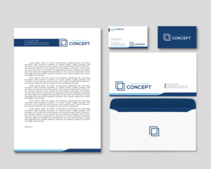 Diseño de Papelería por Tripti Ranjan Gain para Fenêtres Concept | Diseño: #23724132