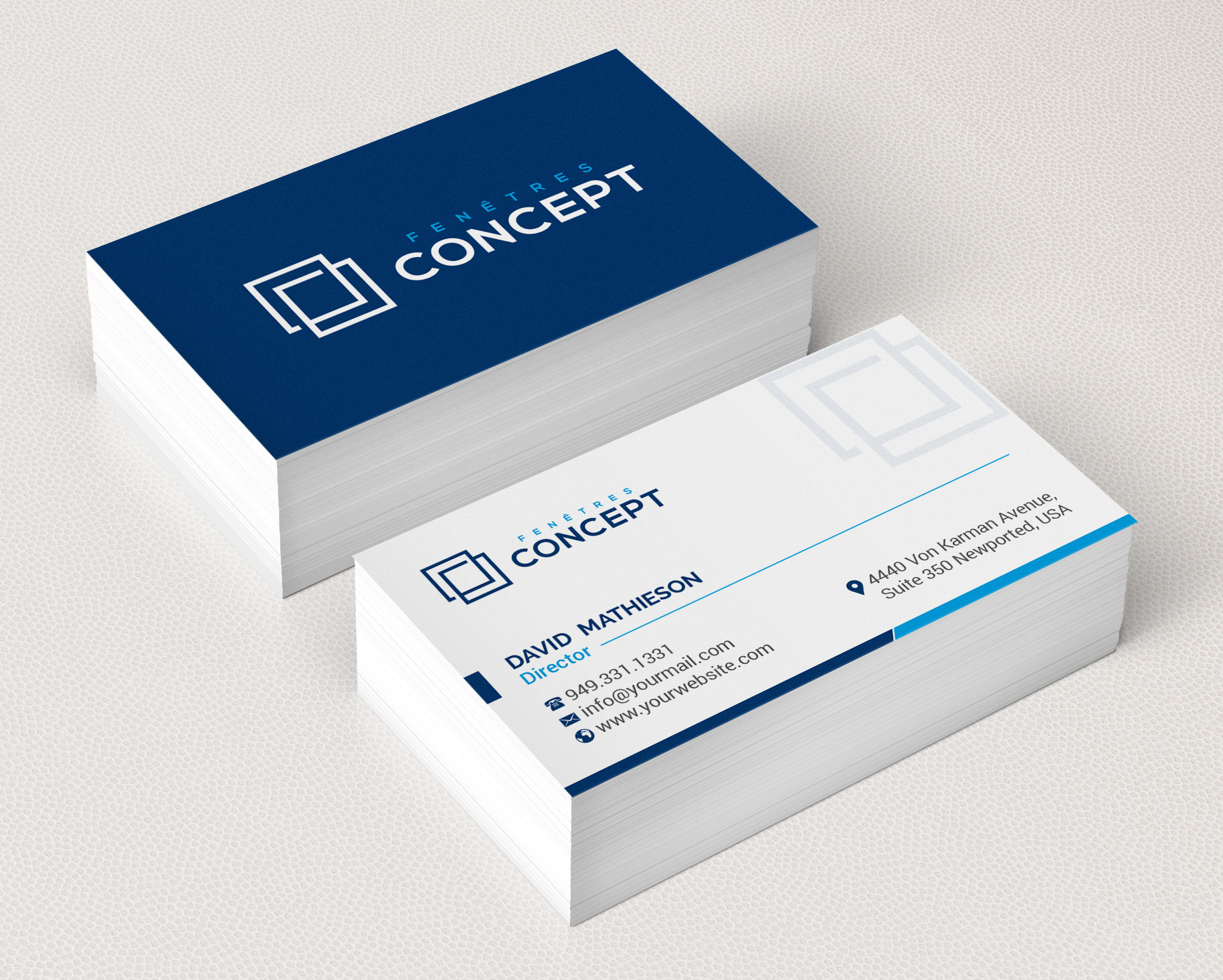 Stationery Design by R.design for Fenêtres Concept | Design #23716441