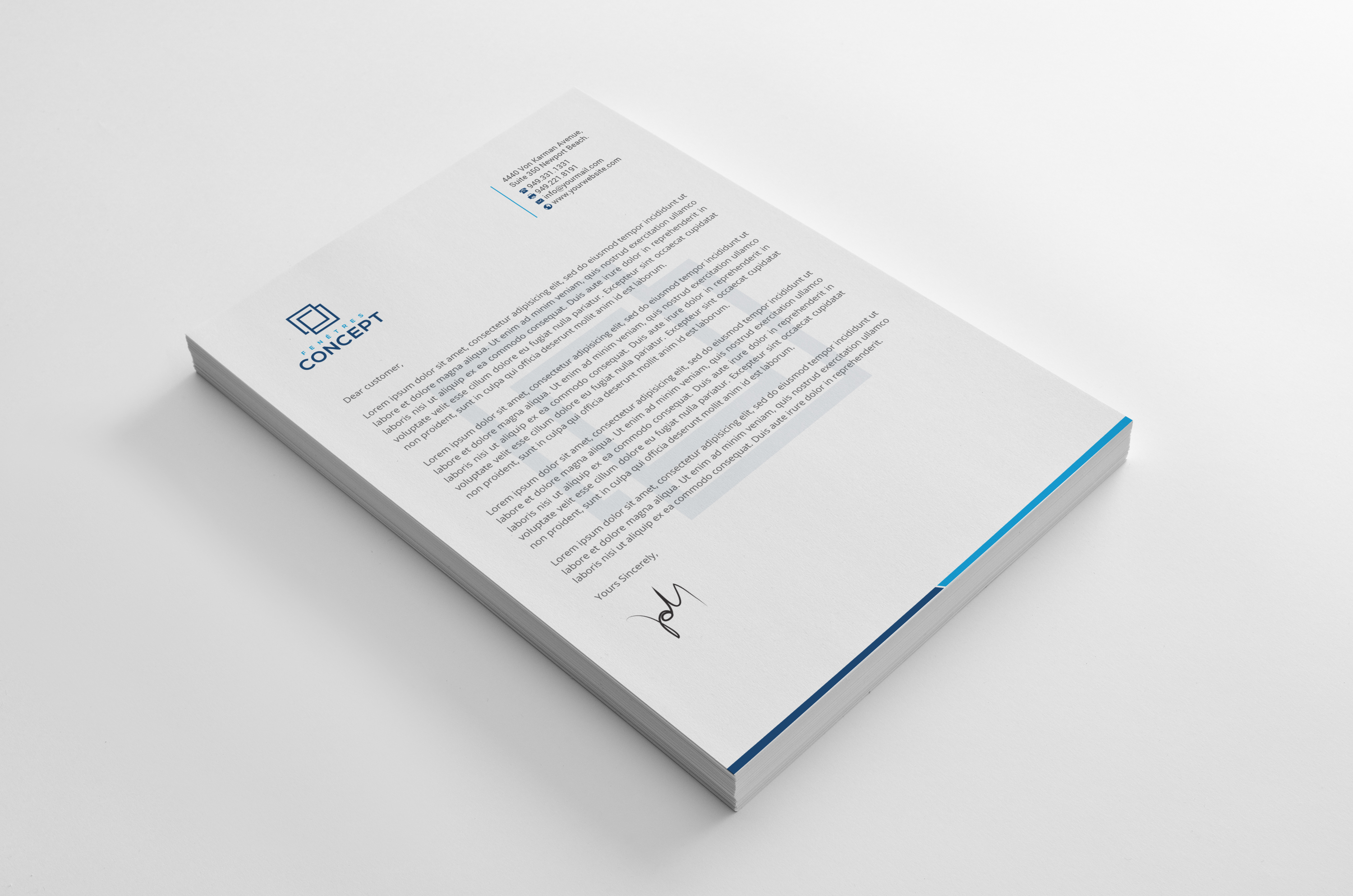 Diseño de Papelería por R.design para Fenêtres Concept | Diseño #23716512