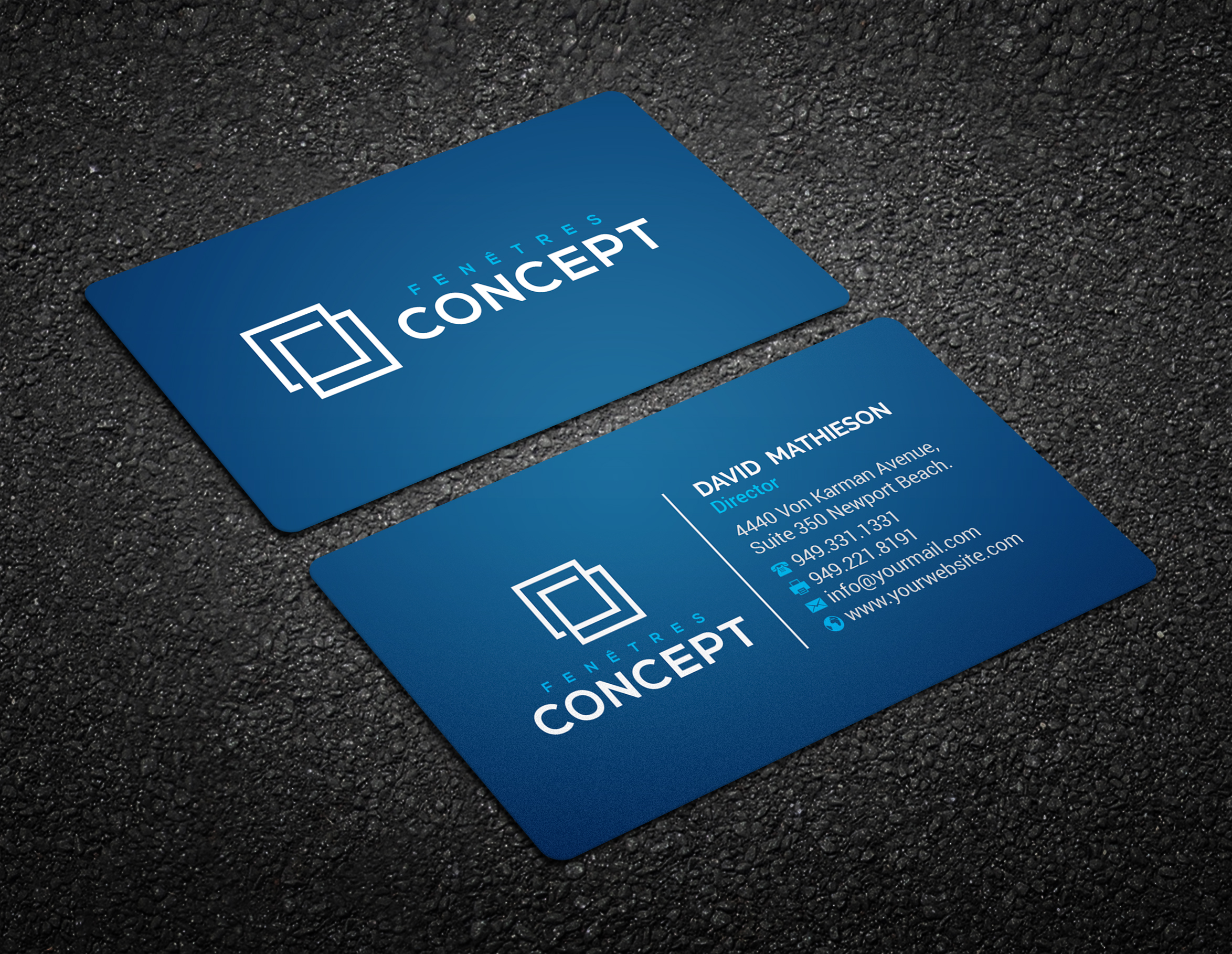 Stationery Design by R.design for Fenêtres Concept | Design #23718790