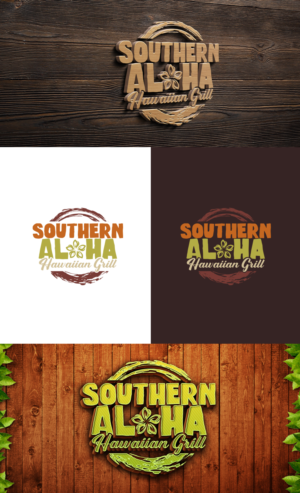 Southern Aloha Hawaiian Grill | Design de Logo par GLDesigns