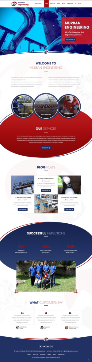 Diseño Web por pb para Murban Engineering | Diseño: #23720079
