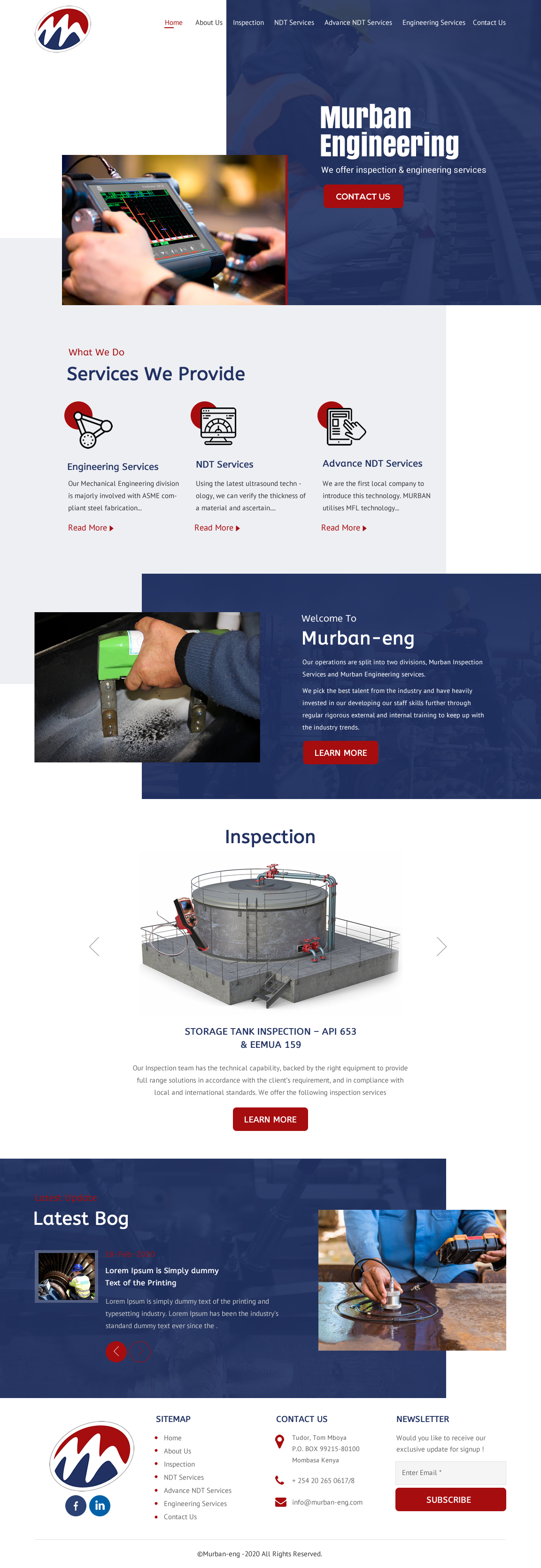 Diseño Web por rightway para Murban Engineering | Diseño #23720332