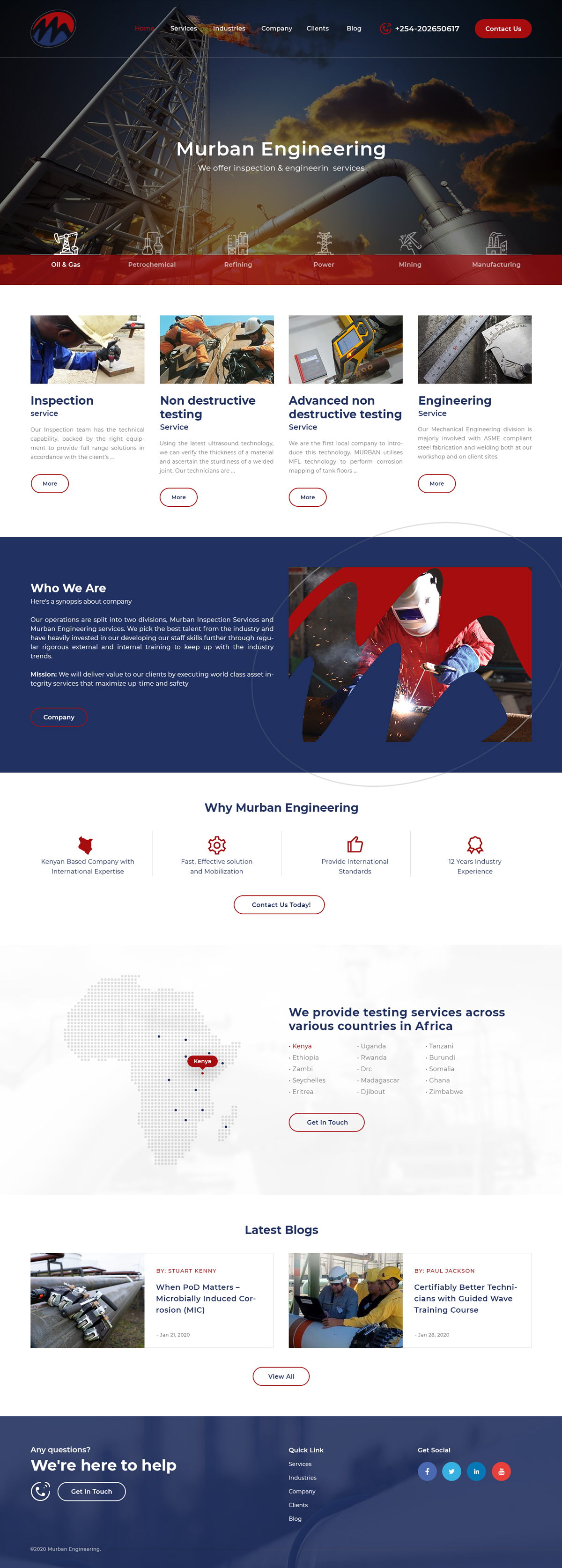 Diseño Web por Ved Web Services para Murban Engineering | Diseño #23718705