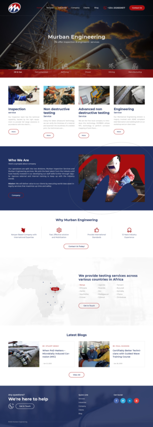 Diseño Web por Ved Web Services para Murban Engineering | Diseño #23728116