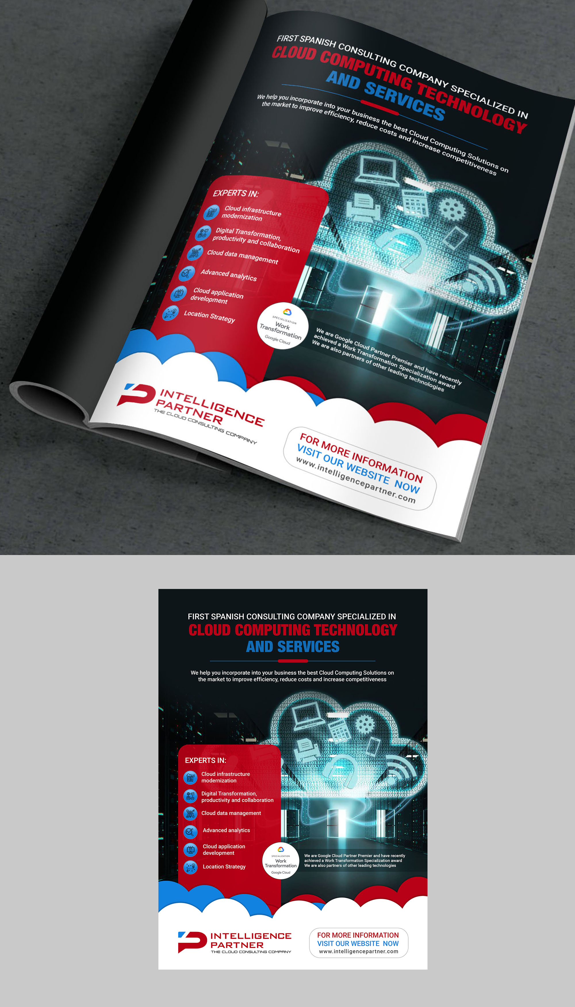 Advertisement Design by Deepak_9_Malhotra for Intelligence Partner, SL - ESB85645273 | Design #23738462