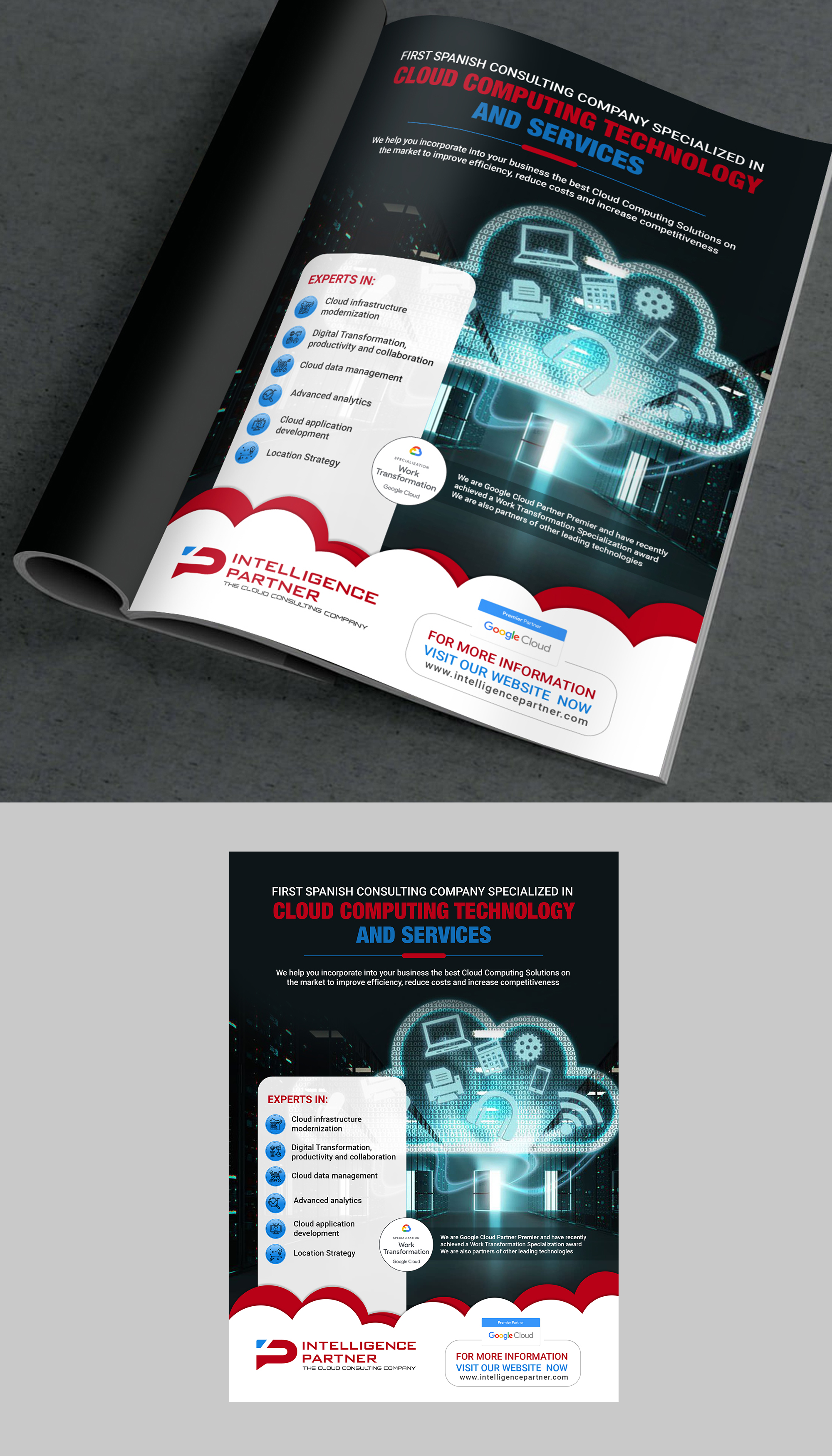 Advertisement Design by Deepak_9_Malhotra for Intelligence Partner, SL - ESB85645273 | Design #23743106