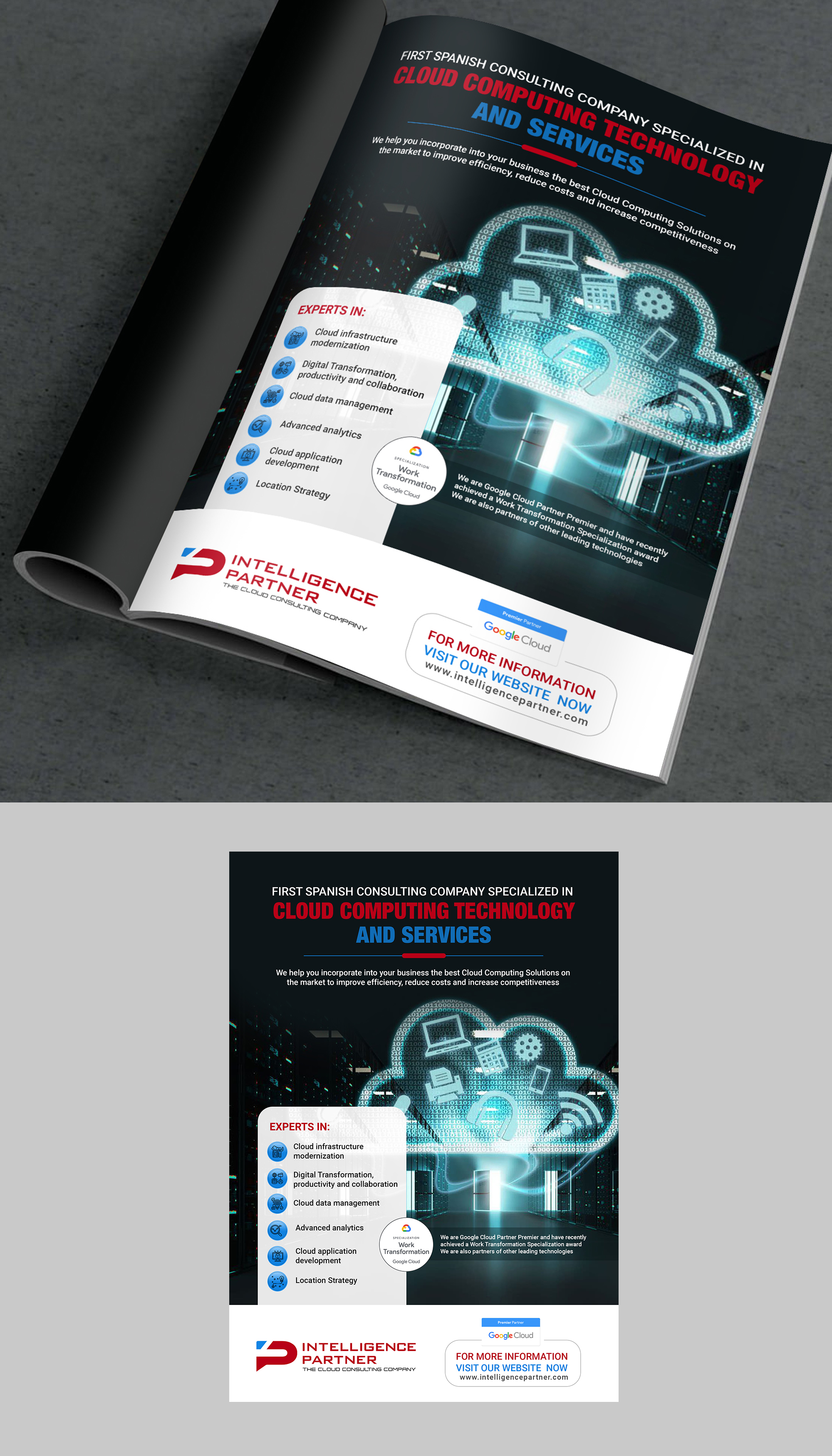 Werbe-Design von Deepak_9_Malhotra für Intelligence Partner, SL - ESB85645273 | Design #23743107