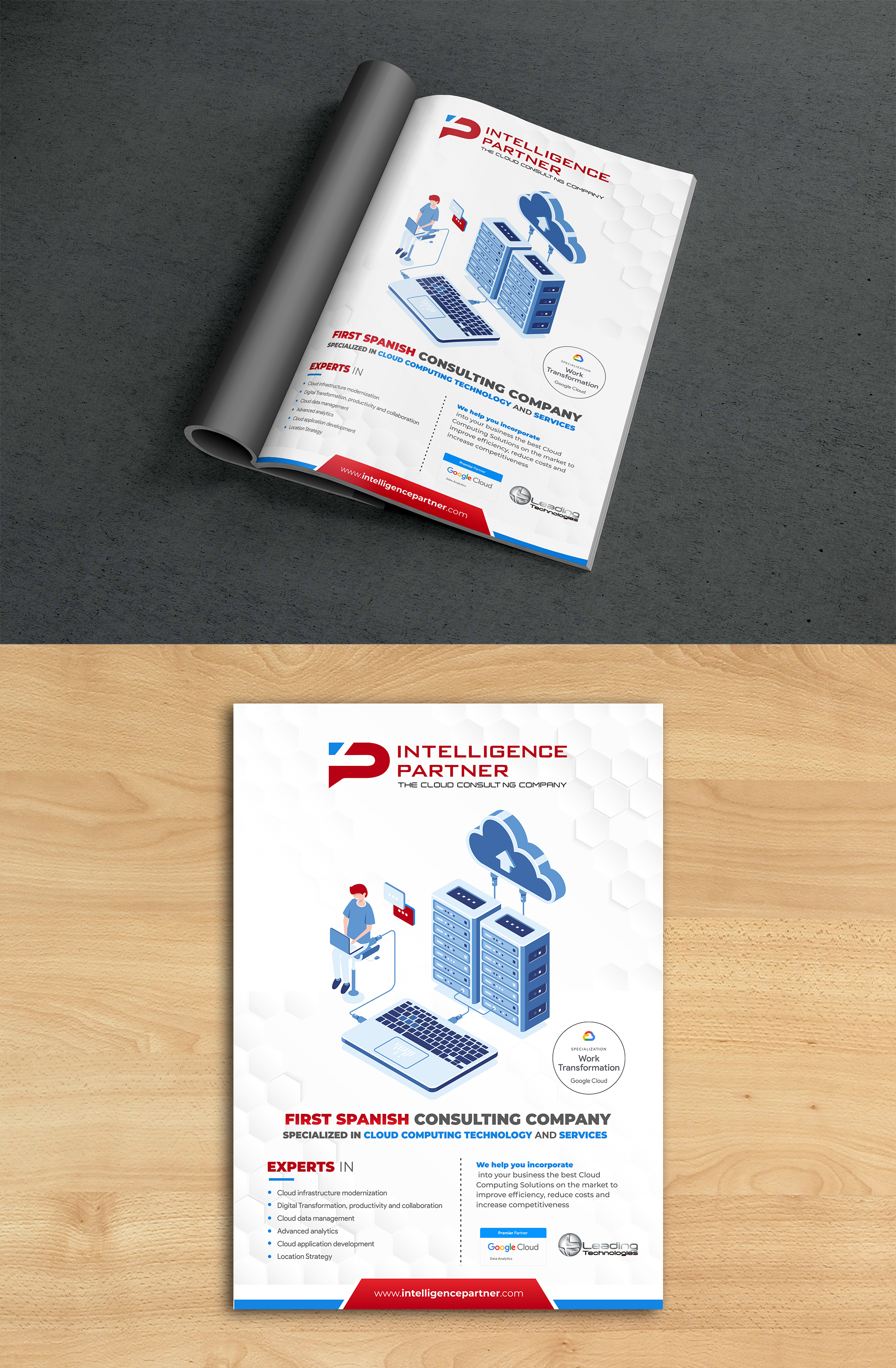 Advertisement Design by ecorokerz for Intelligence Partner, SL - ESB85645273 | Design #23716438