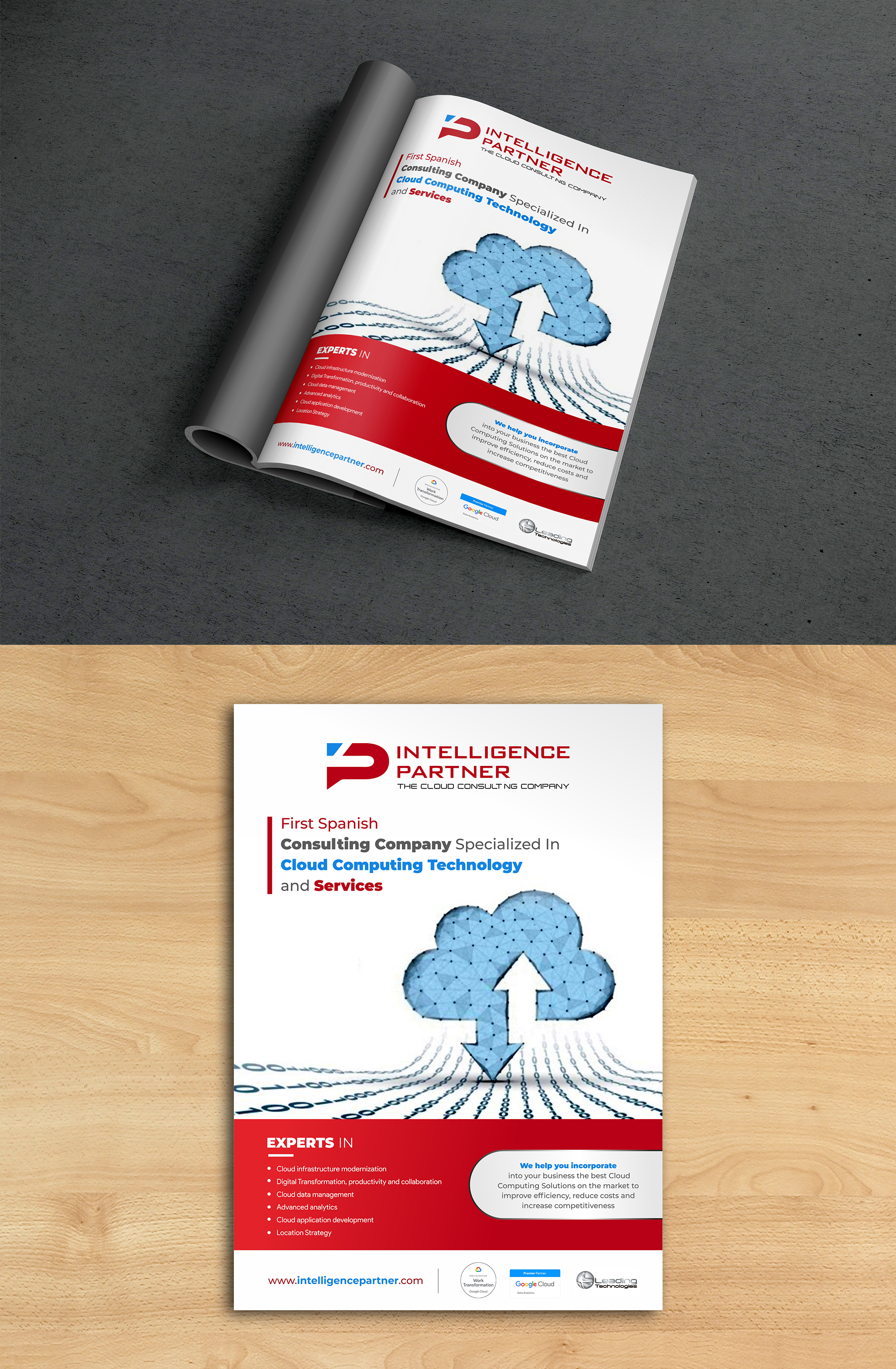 Advertisement Design by ecorokerz for Intelligence Partner, SL - ESB85645273 | Design #23716439